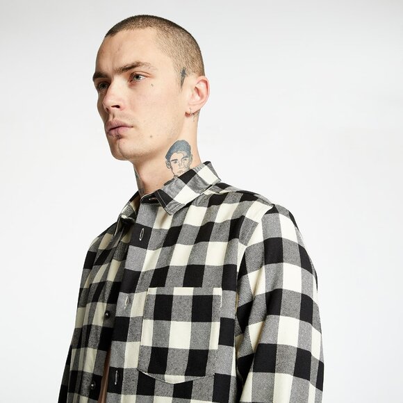 A.P.C Wool Checked Overshirt - Picture 6 of 8